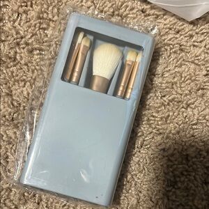 Makeup Brush Set with Blue Case